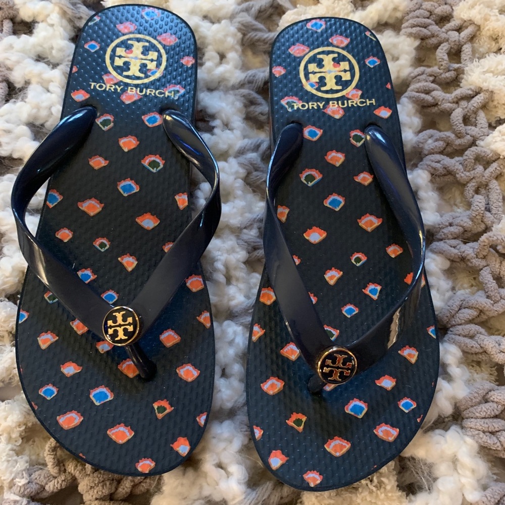 Tory Burch Wedge Flip Flops